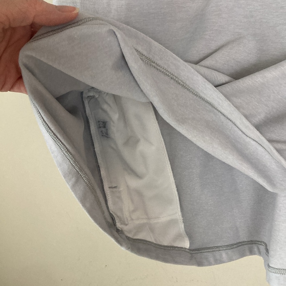 Lululemon men’s long-sleeve 124 gray/blue shirt, medium - Picture 16 of 16